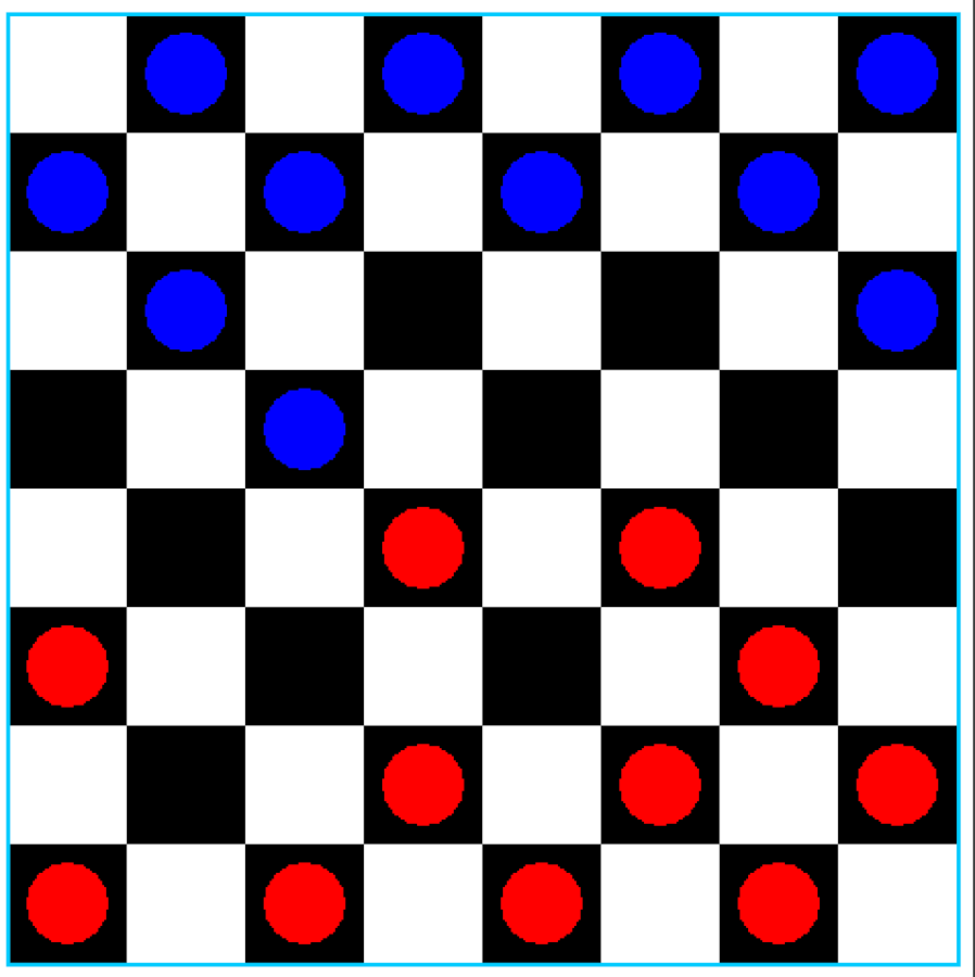 Checkers Game using C++