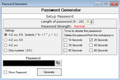 Strong Password Generator using Visual Basic.Net
